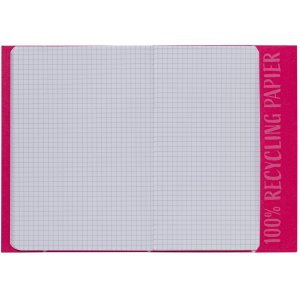 Exercise book cover paper A5 pink 100% wastepaper