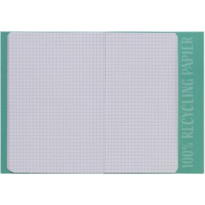 Exercise book cover paper A5 turquoise 100% wastepaper