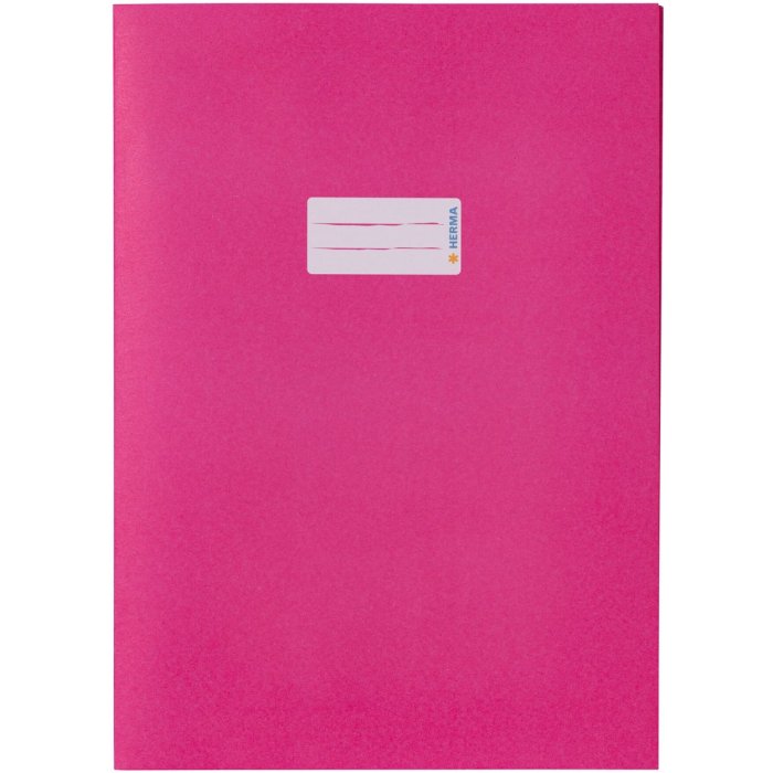 Exercise book cover paper A4 pink 100% wastepaper