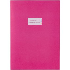 Exercise book cover paper A4 pink 100% wastepaper