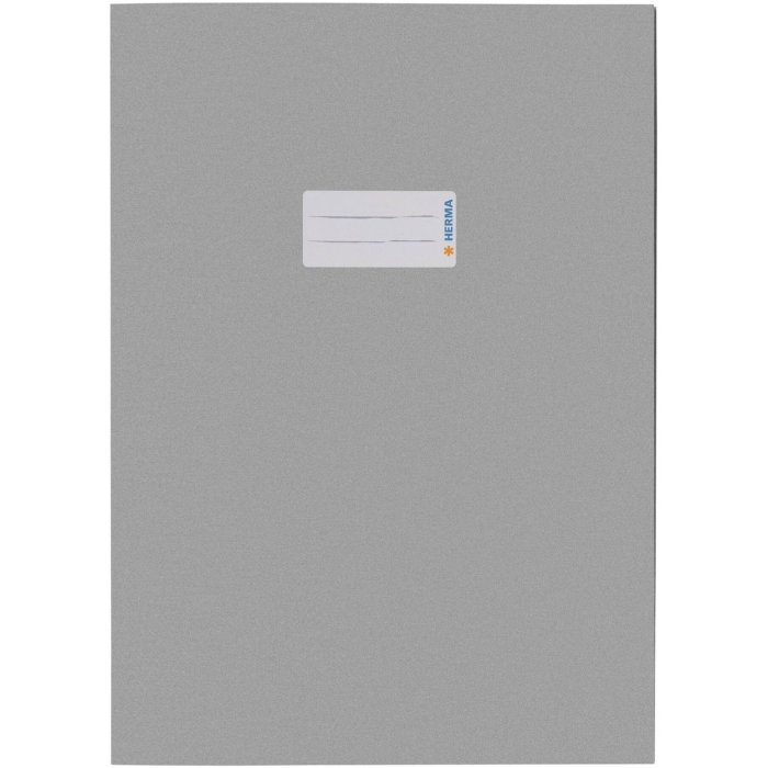 Exercise book cover paper A4 light grey 100% wastepaper