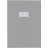 Exercise book cover paper A4 light grey 100% wastepaper