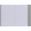 Exercise book cover paper A4 light grey 100% wastepaper