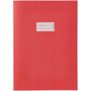 Exercise book cover paper A4 dark red 100% wastepaper