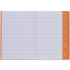 Exercise book cover paper A4 orange 100% wastepaper