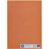 Exercise book cover paper A4 orange 100% wastepaper