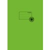 Exercise book cover paper A4 green 100% wastepaper