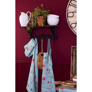 Clayre & Eef Coat rack 5 hooks 5Y0526 brown 58x20x22 cm