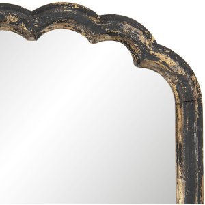 Mirror 62S148 Black gold 66x4x51 cm