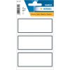 Book labels 82x36mm grey frame 6 sh.