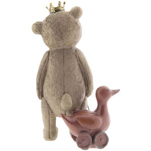 Decoration bear 6PR2404 brown 8x7x13 cm