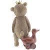 Decoration bear 6PR2404 brown 8x7x13 cm