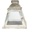 Lantern 6Y2954 Distressed white 33x33x37 cm