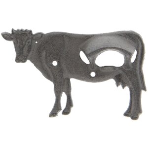 Bottle opener cow 6Y3035 brown 16x3x10 cm