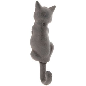 Wall hook cat 6Y3045 brown 5x3x17 cm