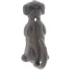 Wall hook dog 6Y3046 brown 5x4x10 cm