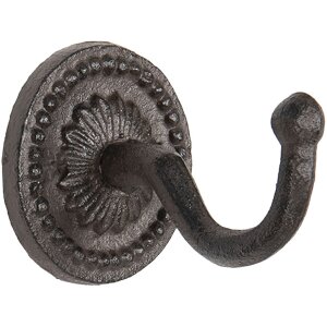 Wall hook 6Y3047 brown 6x9x6 cm