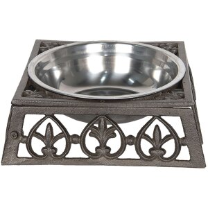 Animal food bowl 6Y3061 brown 28x28x8 cm / 0,82L