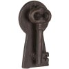 Door knocker key 6Y3177 brown 13x7x3 cm