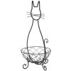 Iron basket cat 6Y3182 brown 31x25x55 cm