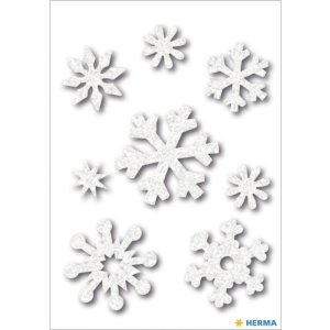 HERMA MAGIC decorative stickers ice crystals, felt, 1 sheet