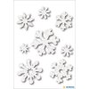 HERMA MAGIC decorative stickers ice crystals, felt, 1 sheet