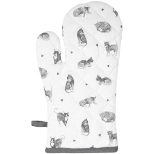 Oven glove CAK44 Gray 16x30 cm