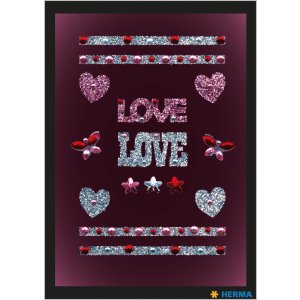 HERMA Glam Rocks Love mobile phone sticker