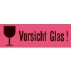 Caution labels Vorsicht Glas  39x118mm 1000 pcs.