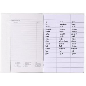 Exercise book cover PP A5 white opaque