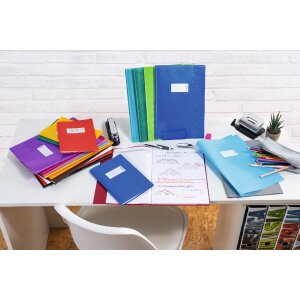 Exercise book cover PP A5 white opaque