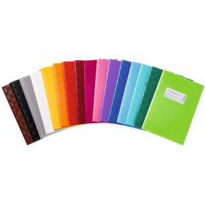 Exercise book cover PP A5 white opaque