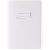 Exercise book cover PP A5 white opaque