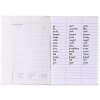 Exercise book cover PP A5 white opaque