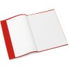 Exercise book cover PP A5 red opaque