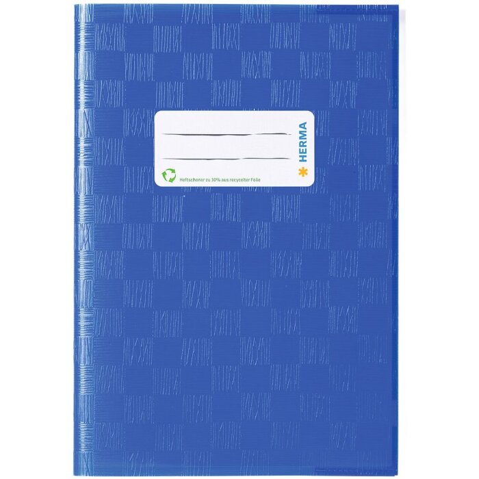 Exercise book cover PP A5 dark blue opaque