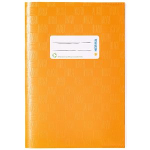 Exercise book cover PP A5 orange opaque