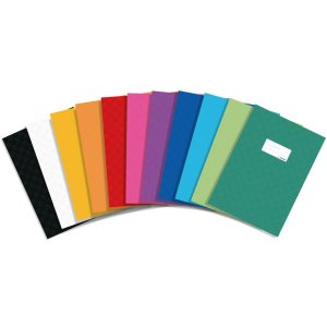 Exercise book cover PP A5 dark green opaque