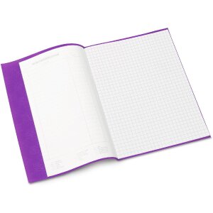 Exercise book cover PP A5 violet opaque