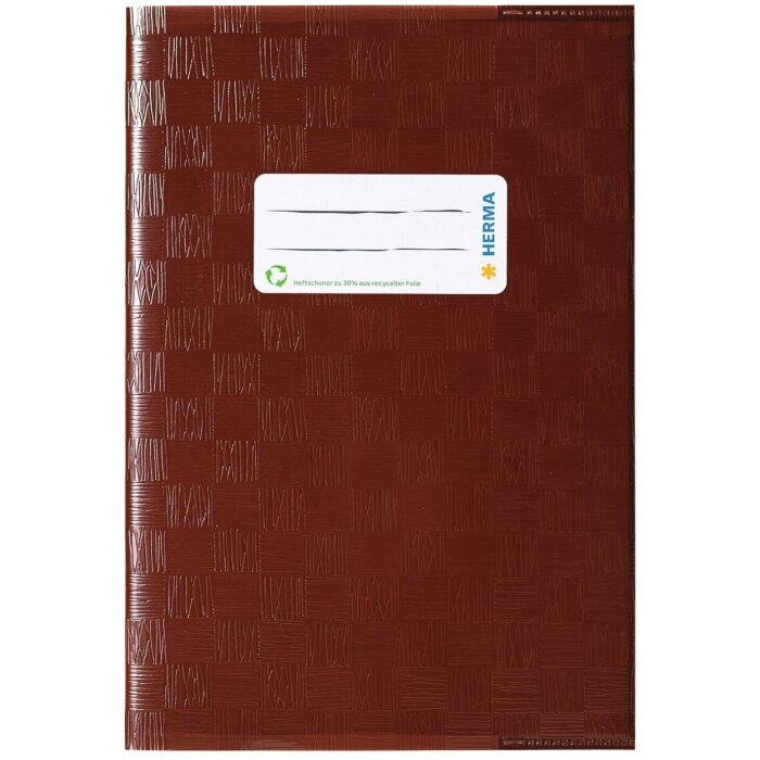 Exercise book cover PP A5 brown opaque