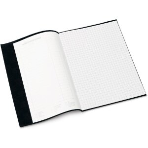 Exercise book cover PP A5 black opaque