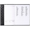 Exercise book cover PP A5 black opaque