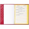 Exercise book cover PP A5 ruby red opaque