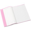 Exercise book cover PP A5 pink opaque