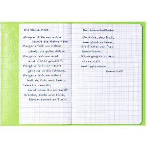 Exercise book cover PP A5 light green opaque