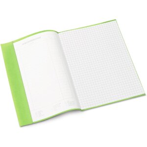 Exercise book cover PP A5 light green opaque