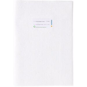 Exercise book cover PP A4 white opaque