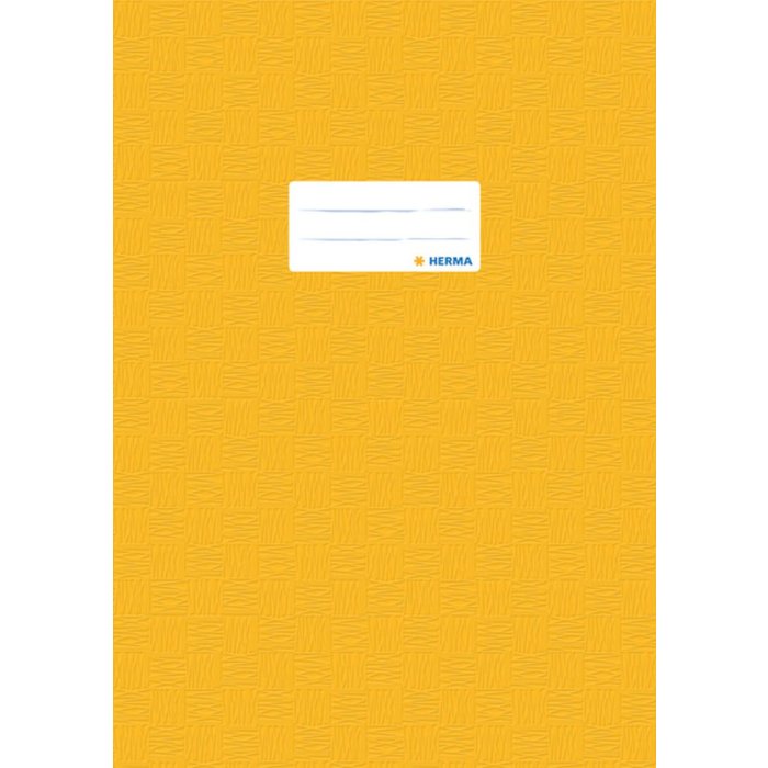 Exercise book cover PP A4 yellow opaque