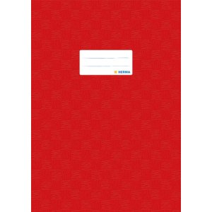 Exercise book cover PP A4 red opaque