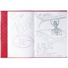 Exercise book cover PP A4 ruby red opaque